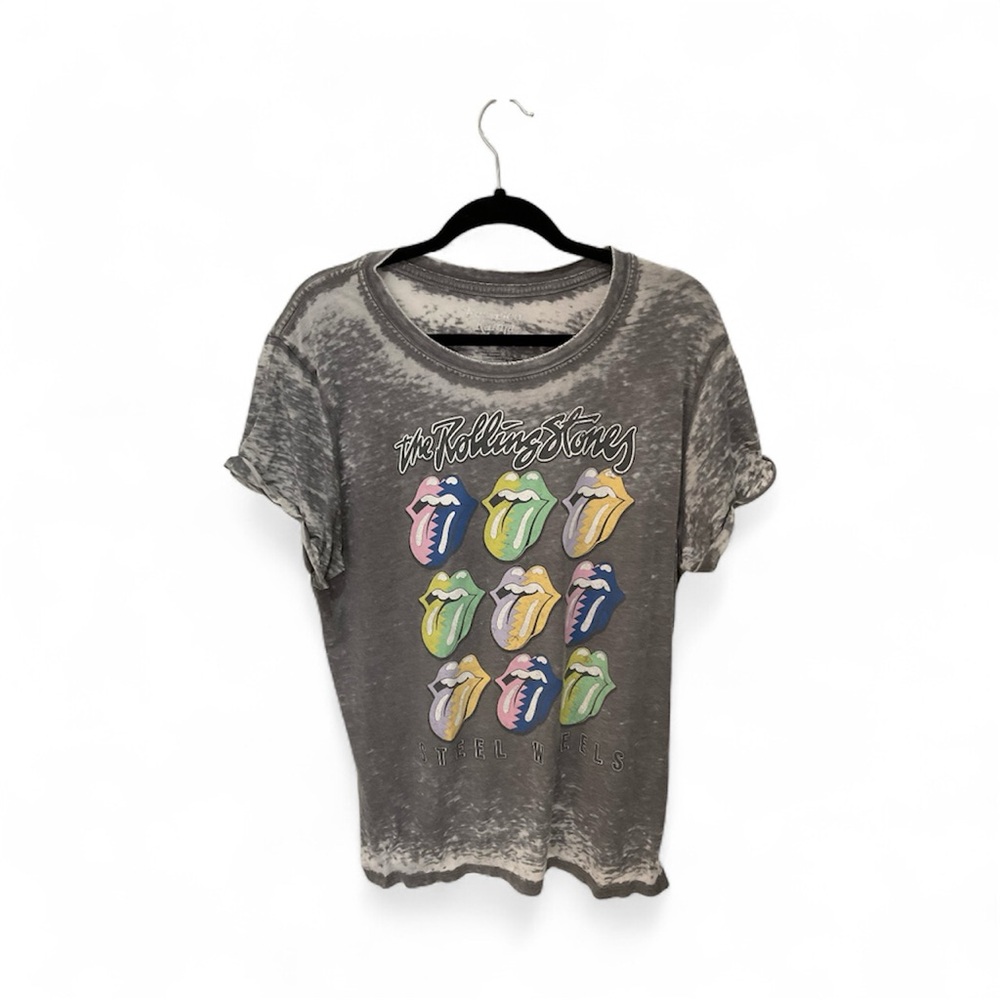 Gray Rolling Stones Graphic T-Shirt - Picture 2 of 6